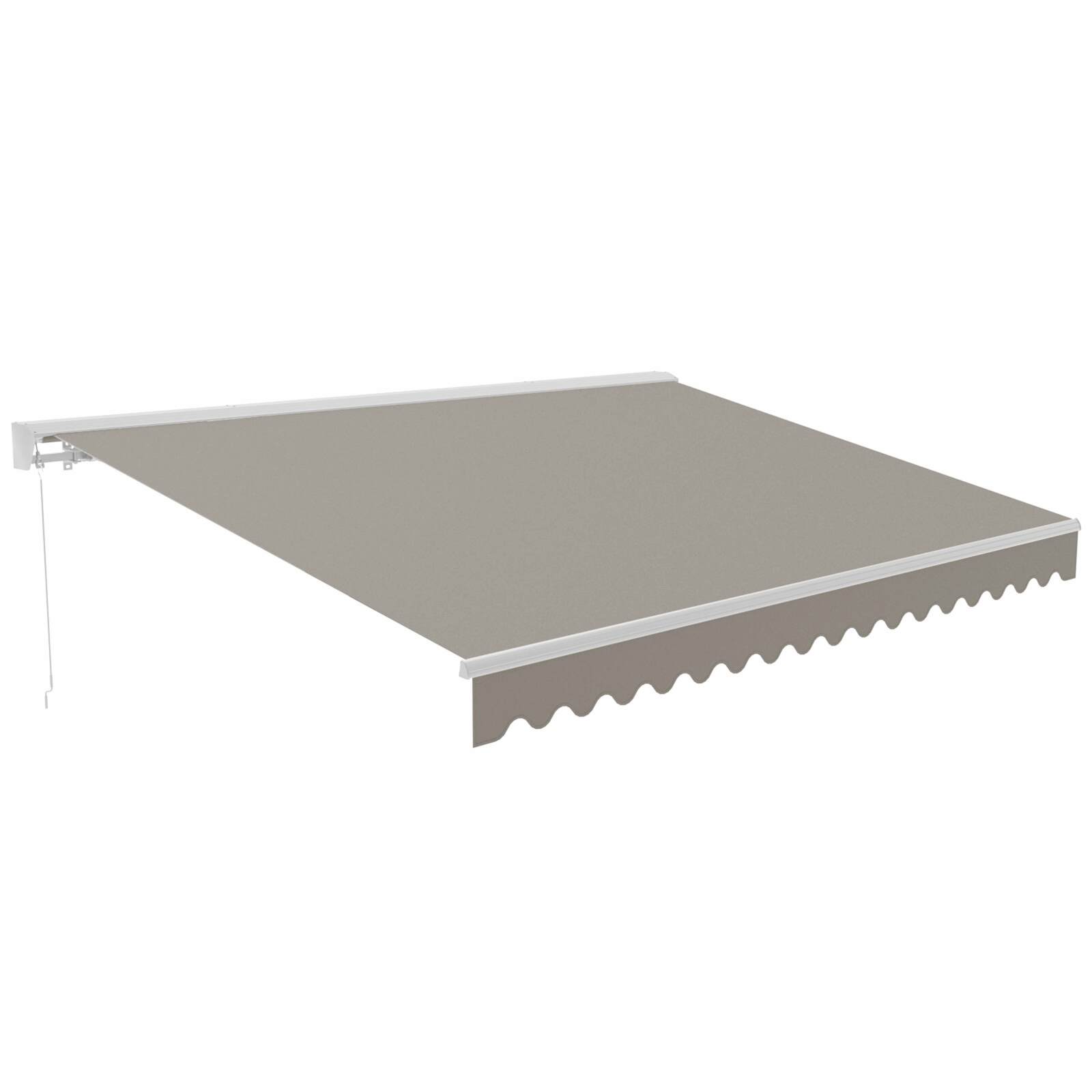 Manuelle Markise mit Halbkassette 2,50x2 m