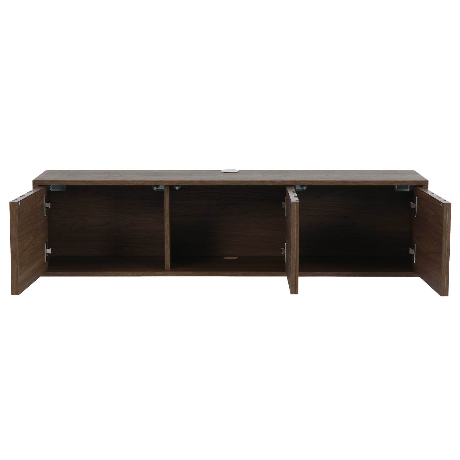 Hängendes Lowboard aus heller Holzoptik, 120 cm, skandinavischer Stil