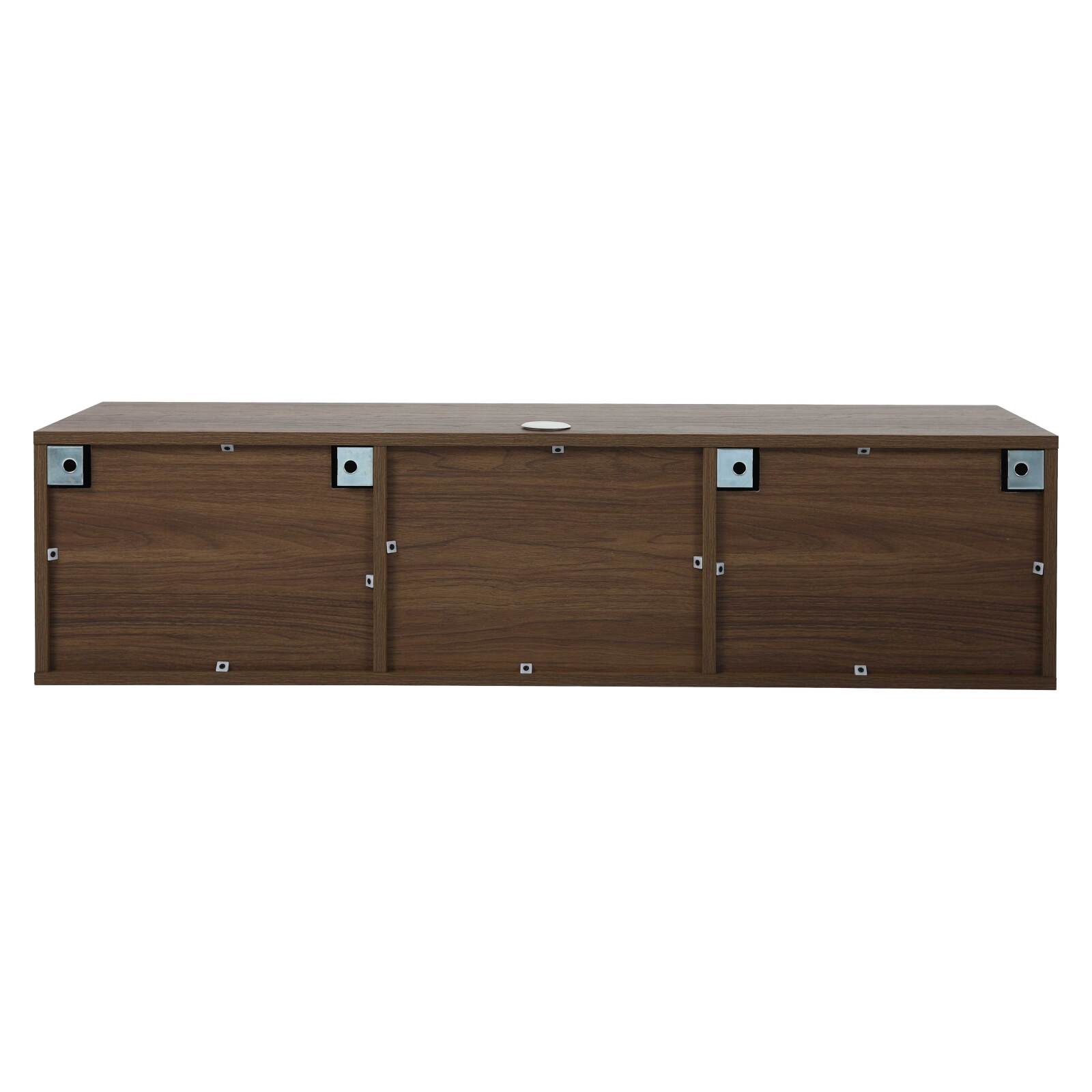 Hängendes Lowboard aus heller Holzoptik, 120 cm, skandinavischer Stil