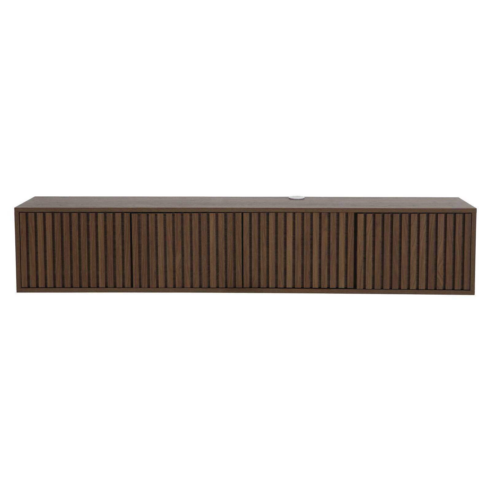 Hängendes Lowboard aus heller Holzoptik, 160 cm, skandinavischer Stil