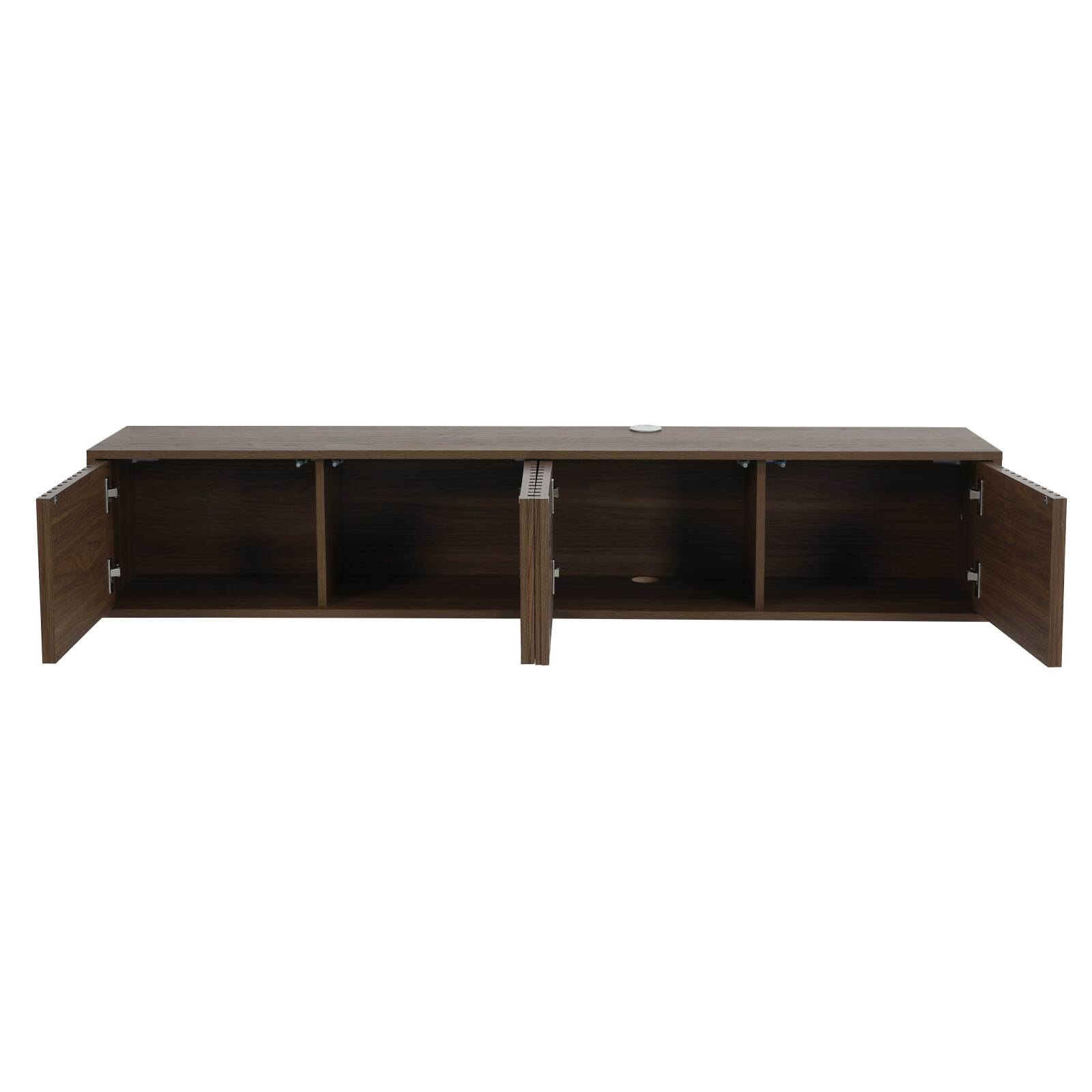 Hängendes Lowboard aus heller Holzoptik, 160 cm, skandinavischer Stil
