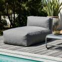 Chaiselongue für modulare Gartenmöbel