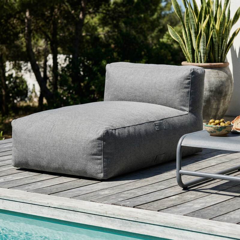 Chaiselongue für modulare Gartenmöbel