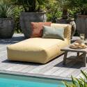 Chaiselongue für modulare Gartenmöbel