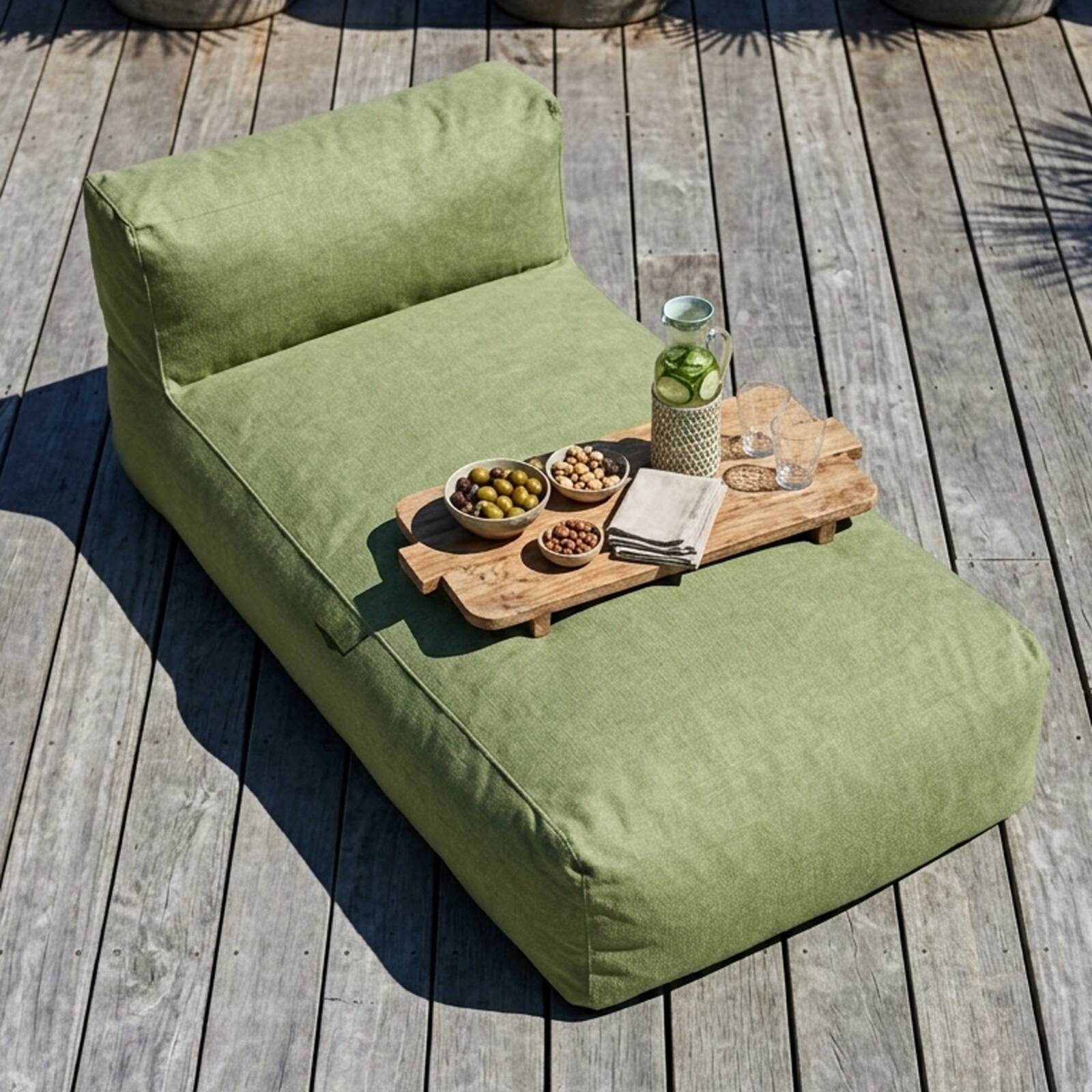 Chaiselongue für modulare Gartenmöbel