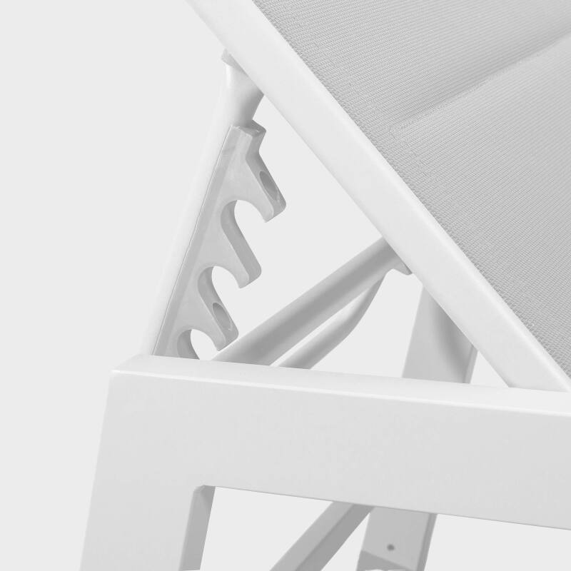 Verstellbarer Sonnenliegestuhl mit 5 Positionen 