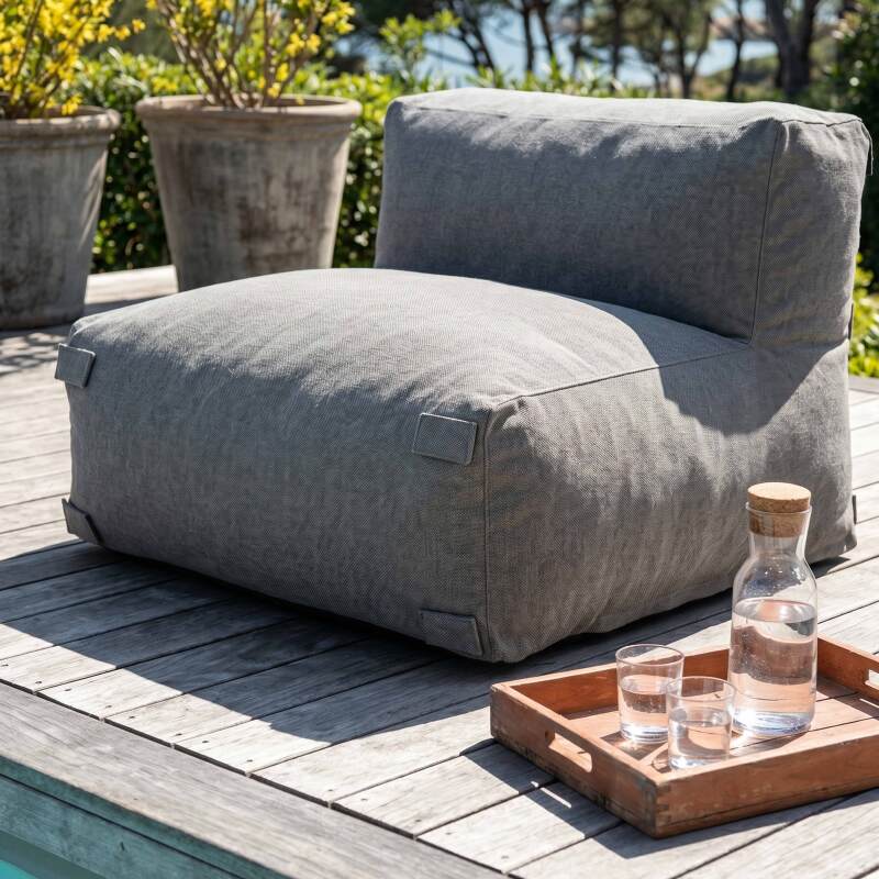 Modulare Gartenmöbel für 2 Personen bestehend aus 2 Stühlen (5/7)