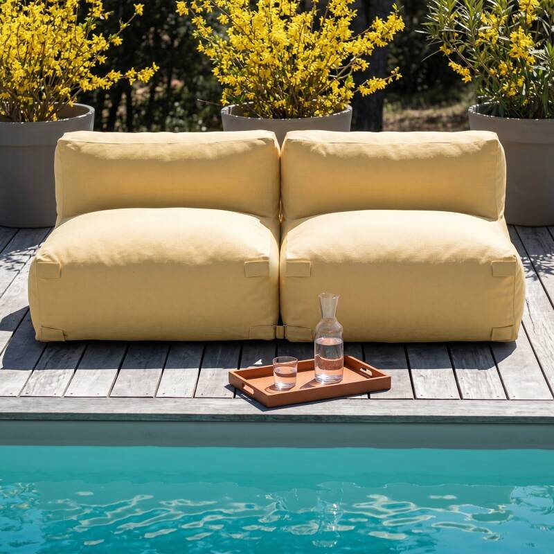 Modulare Gartenmöbel für 2 Personen bestehend aus 2 Stühlen (3/7)