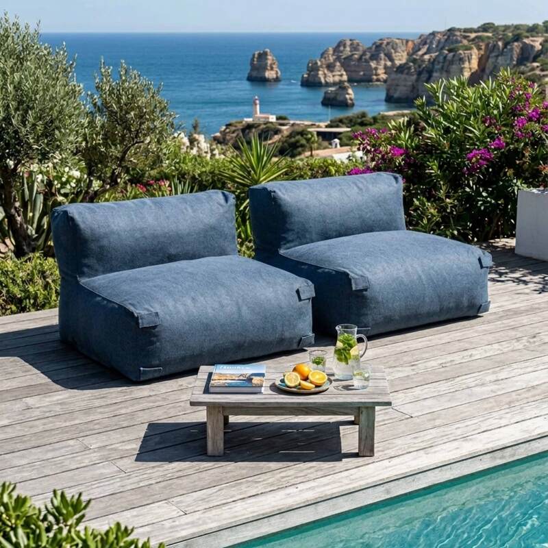 Modulare Gartenmöbel für 2 Personen bestehend aus 2 Stühlen (4/7)