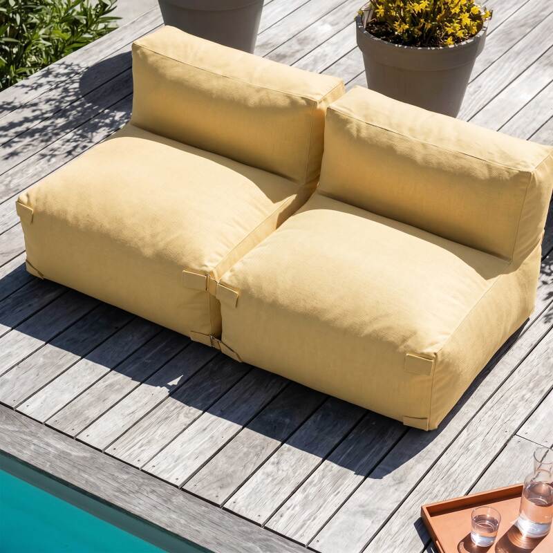 Modulare Gartenmöbel für 2 Personen bestehend aus 2 Stühlen (2/7)