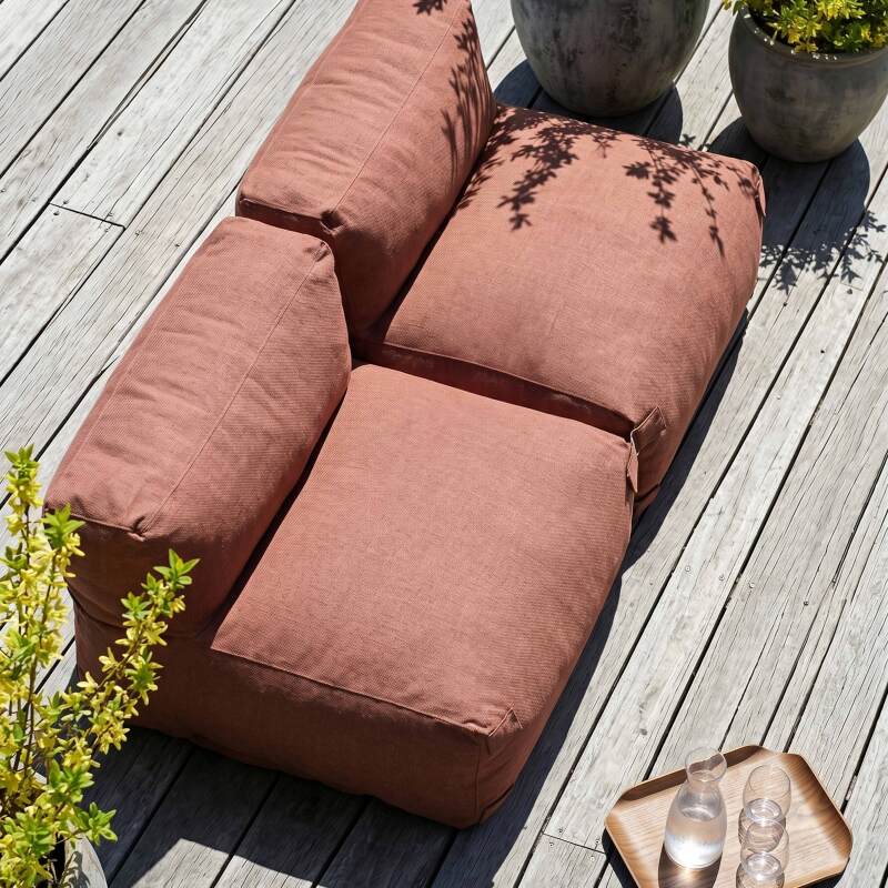 Modulare Gartenmöbel für 2 Personen bestehend aus 2 Stühlen (4/7)