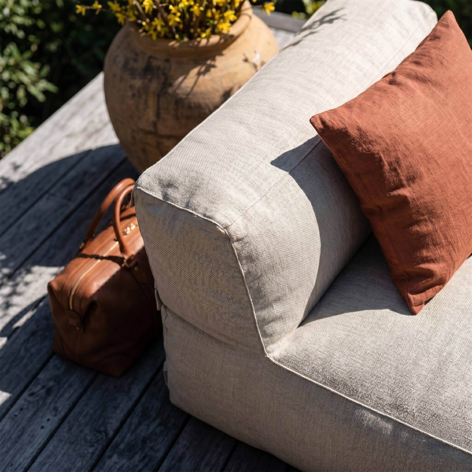 Sessel für modulare Outdoor-Sofa