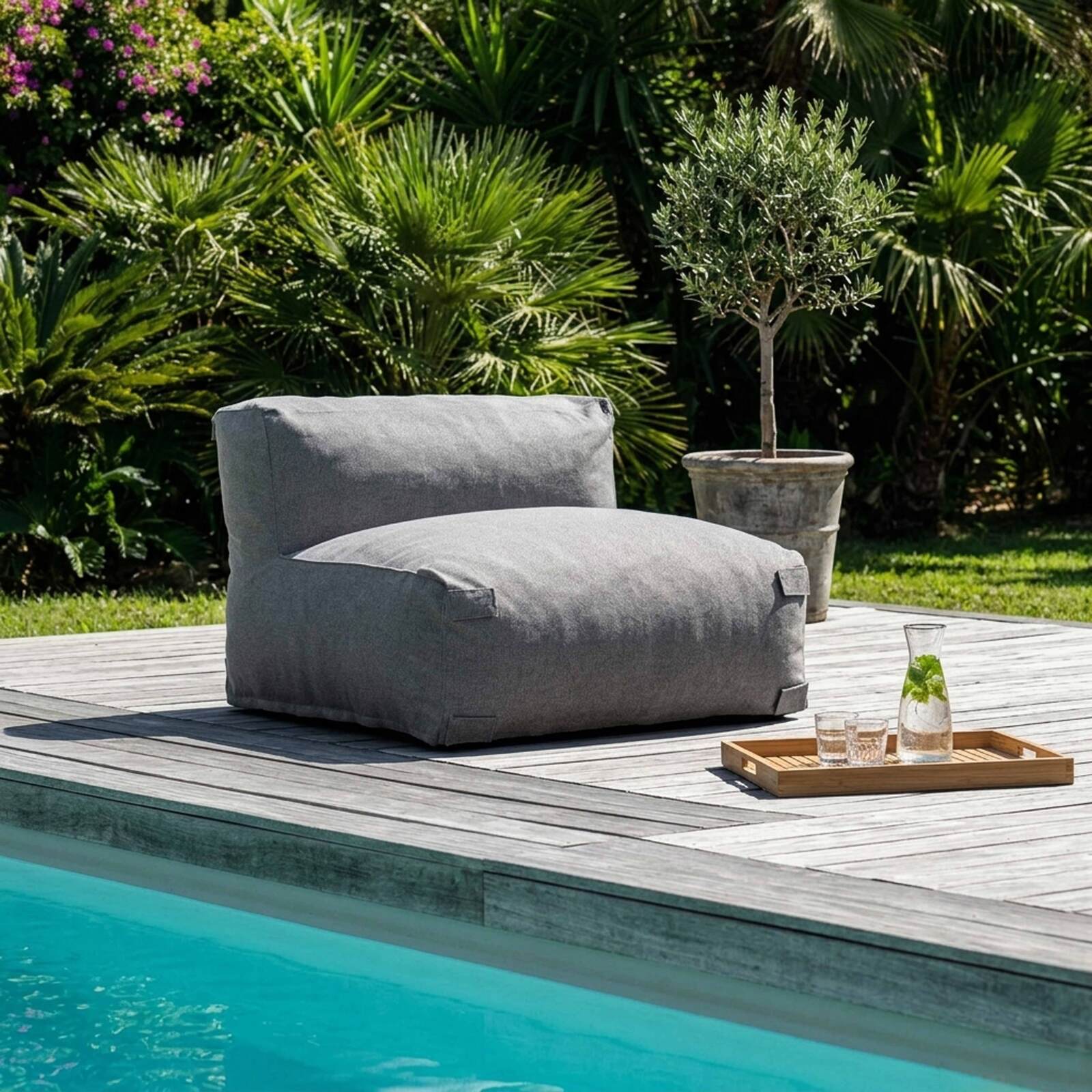 Sessel für modulare Outdoor-Sofa