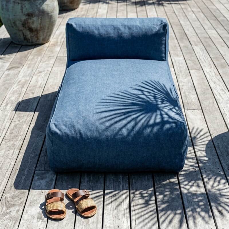 Chaiselongue für modulare Gartenmöbel