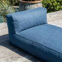 Chaiselongue für modulare Gartenmöbel