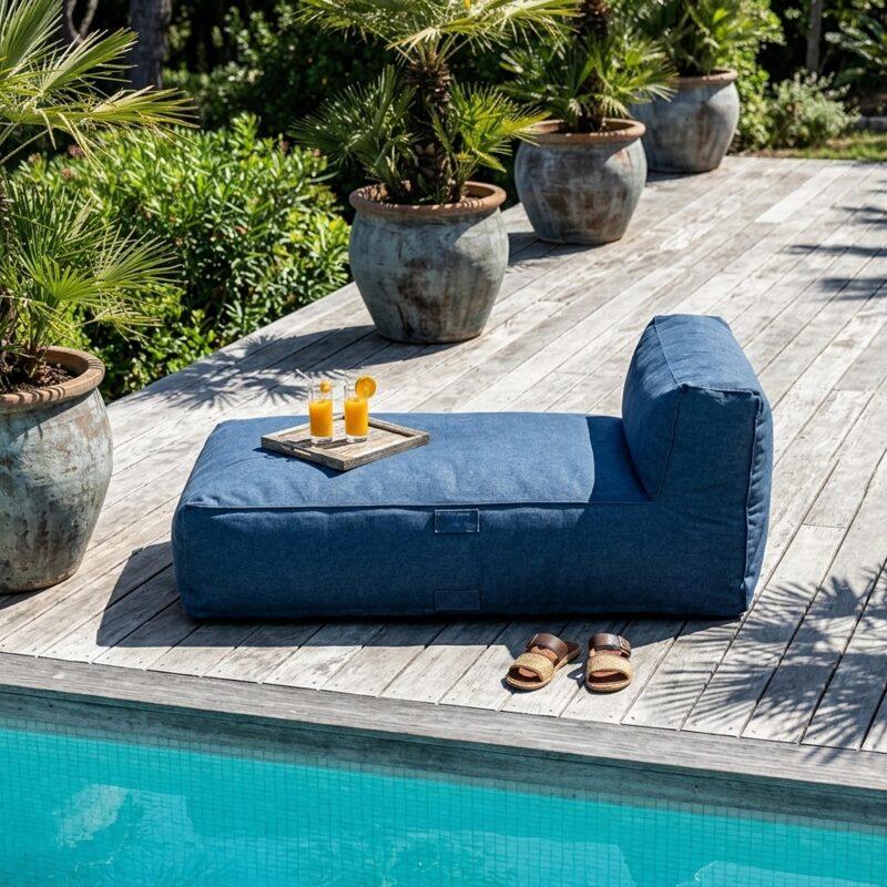 Chaiselongue für modulare Gartenmöbel (4/5)
