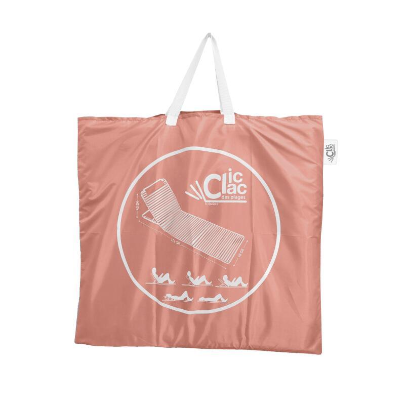 2er-Set faltbare Strandliegen, gelb und rot gestreift (6/7)