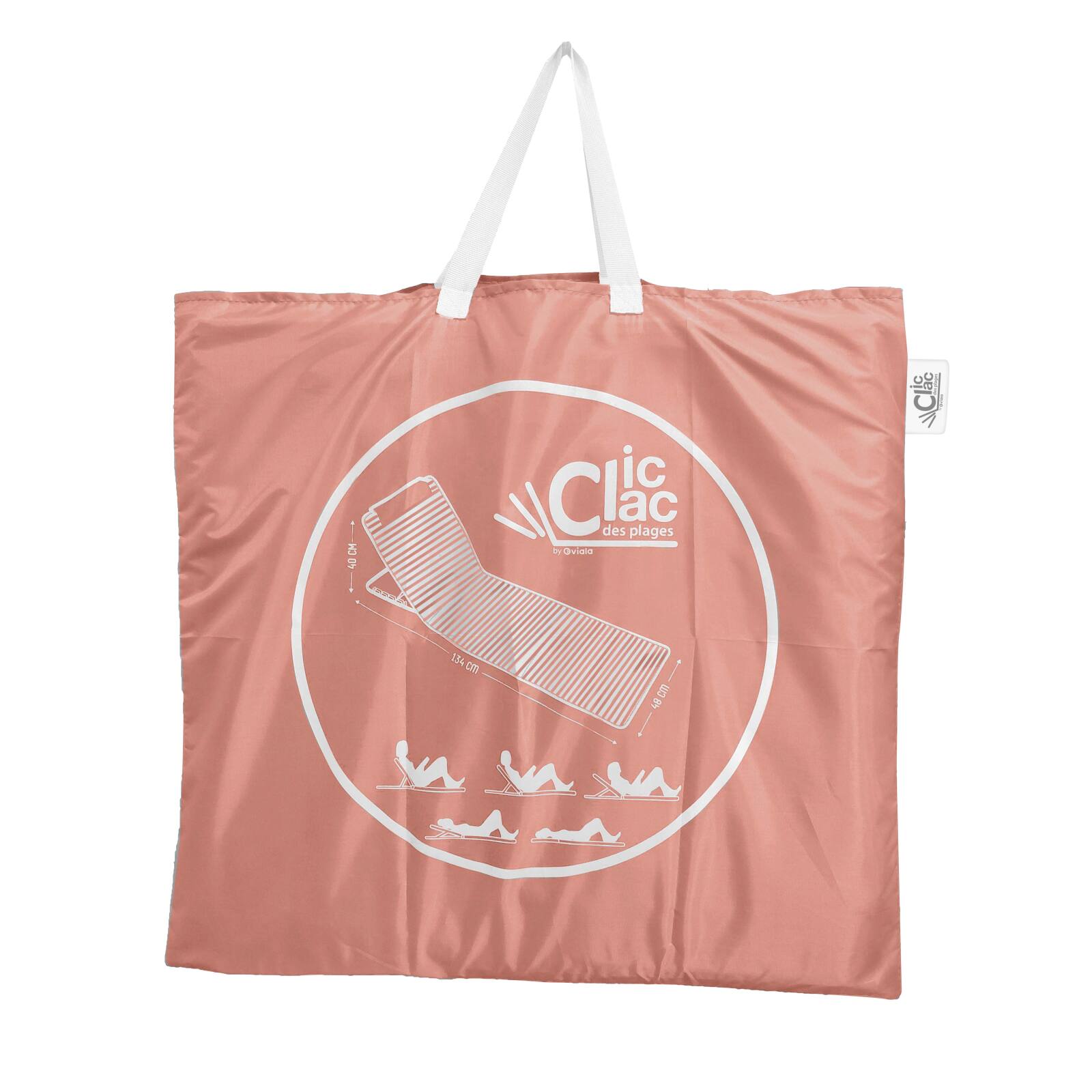 2er-Set faltbare Strandliegen, rot und grau gestreift