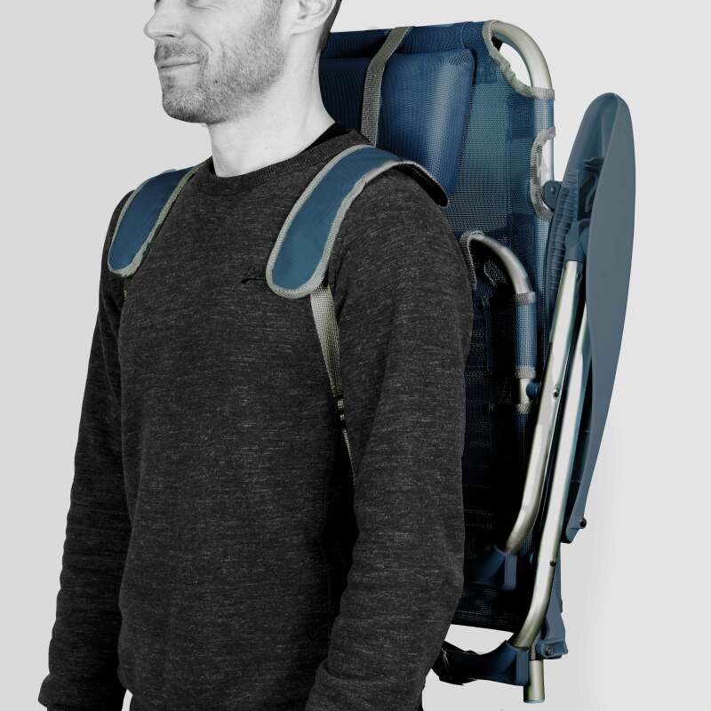 Set aus 2 klappbaren Strandstühlen, 4-fach verstellbar (14/31)