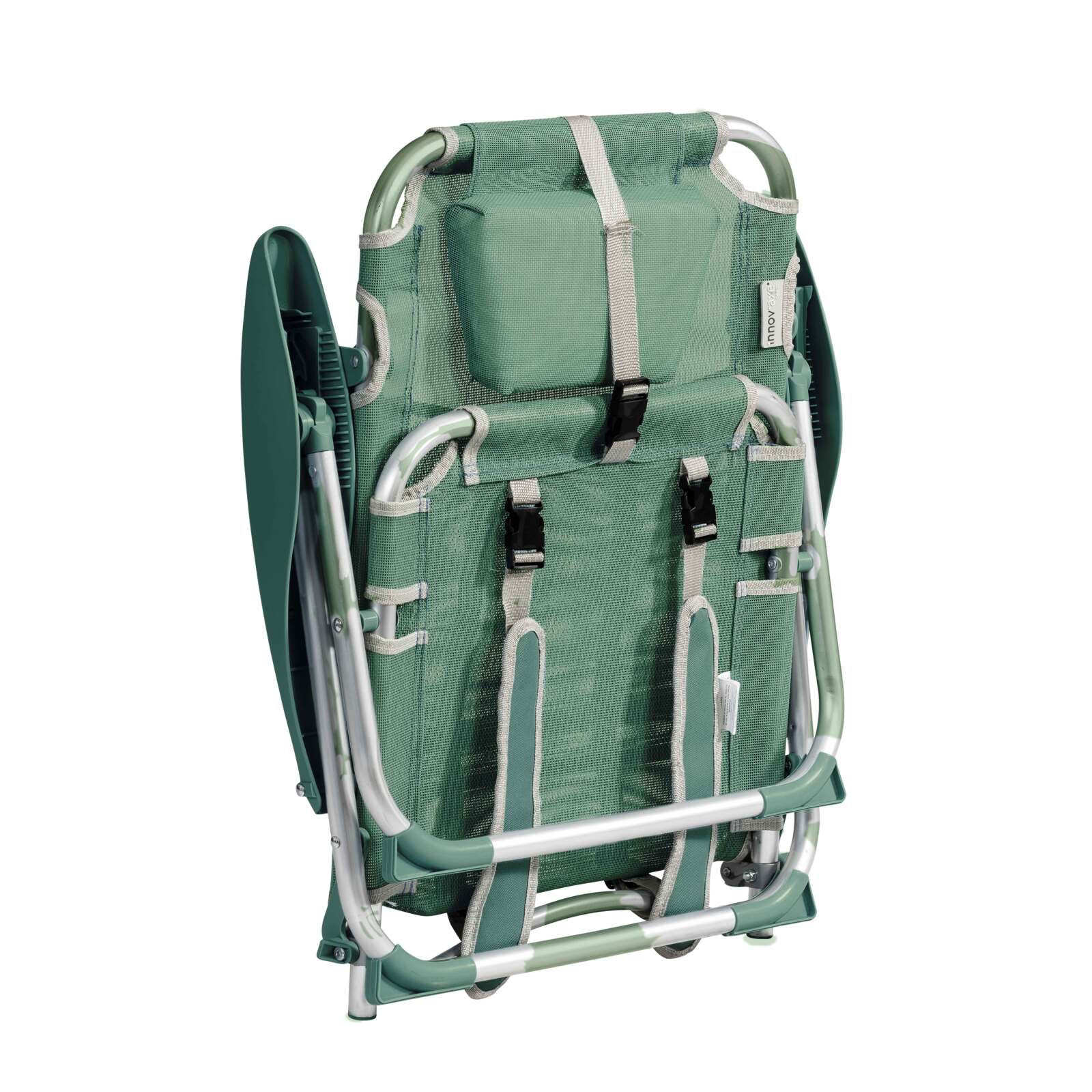 Set aus 2 klappbaren Strandstühlen, 4-fach verstellbar