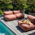 Modulare Gartenmöbel für 3 Personen bestehend aus 3 Stühlen