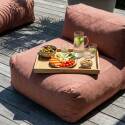 Modulare Gartenmöbel für 3 Personen bestehend aus 3 Stühlen