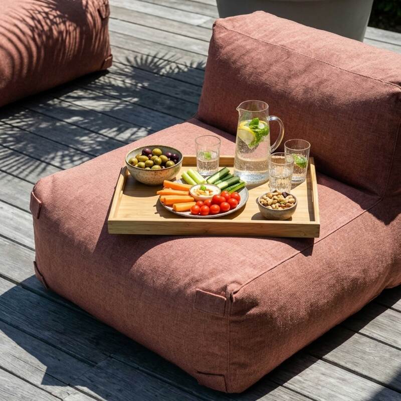 Modulare Gartenmöbel für 3 Personen bestehend aus 3 Stühlen (5/7)