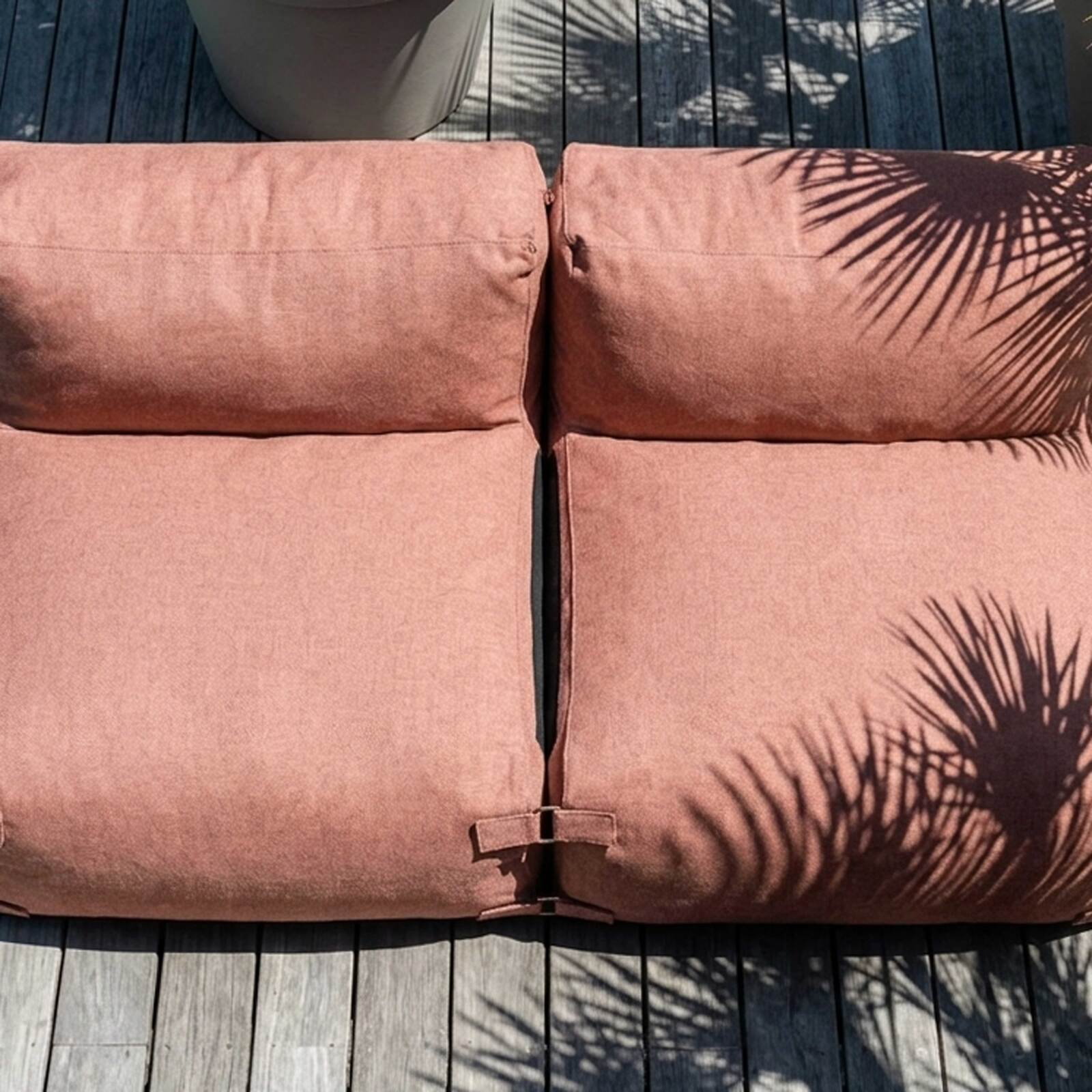 Modulare Gartenmöbel für 3 Personen bestehend aus 3 Stühlen