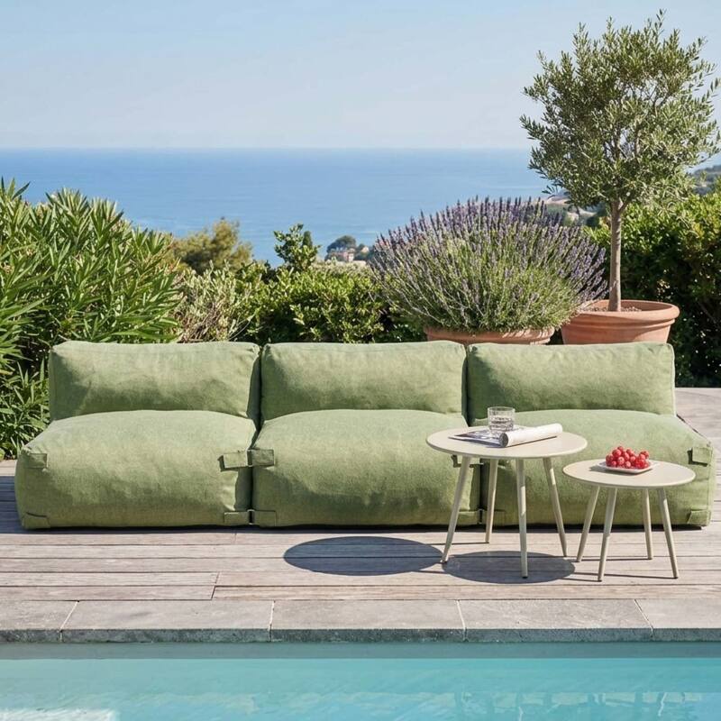Modulare Gartenmöbel für 3 Personen bestehend aus 3 Stühlen (2/7)