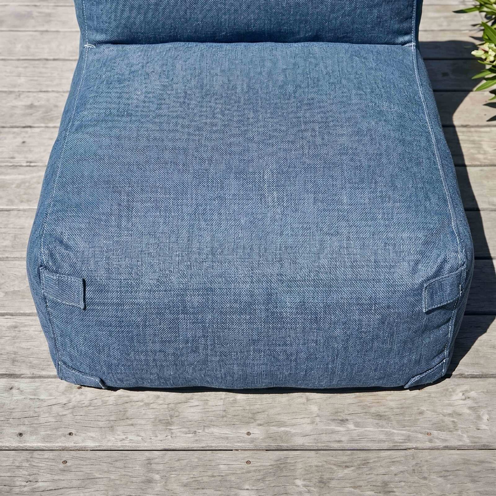 Modulare Gartenmöbel für 3 Personen bestehend aus 3 Stühlen