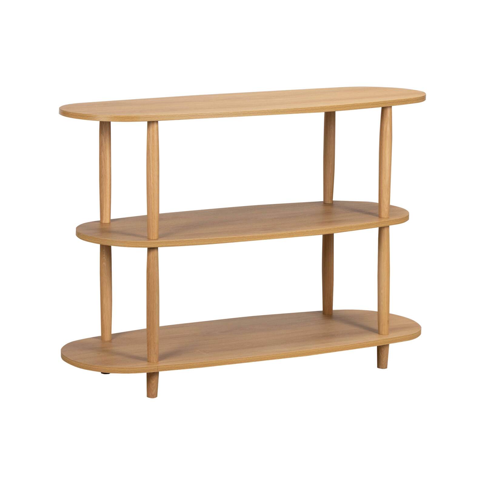 Hohes Regal in Holzoptik, 120x145 cm