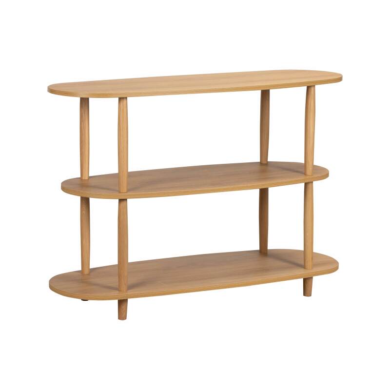 Hohes Regal in Holzoptik, 120x145 cm