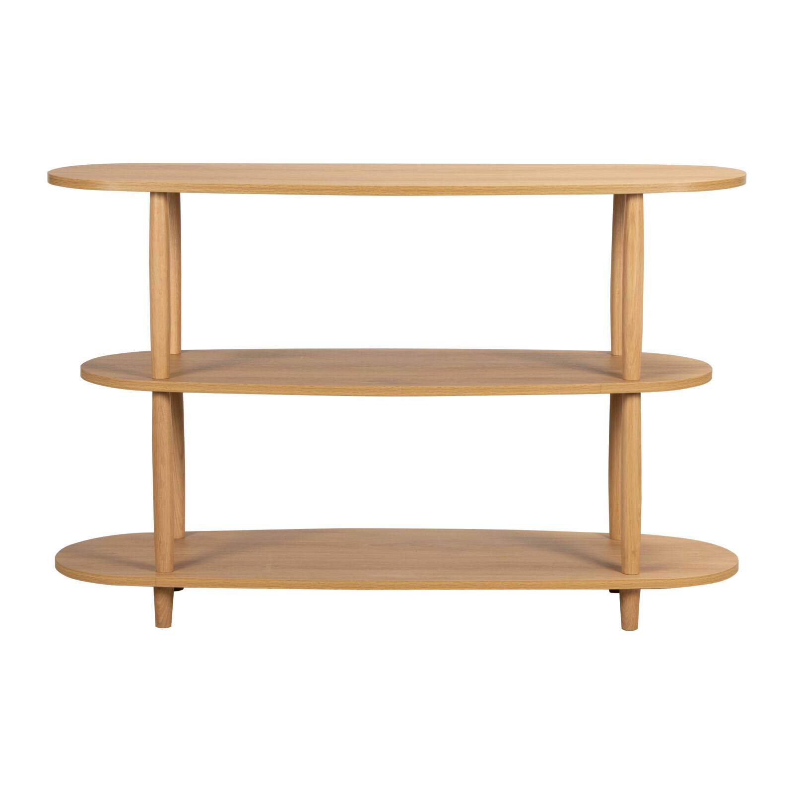 Hohes Regal in Holzoptik, 120x145 cm