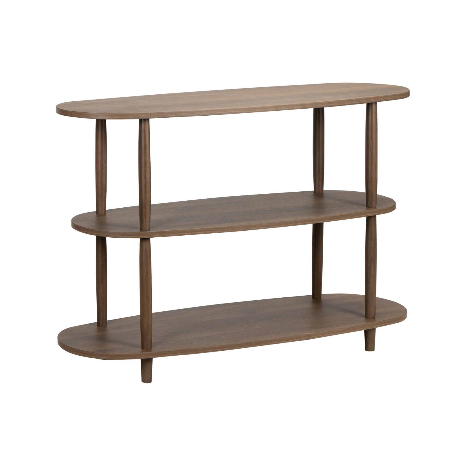 Hohes Regal in Holzoptik, 120x145 cm