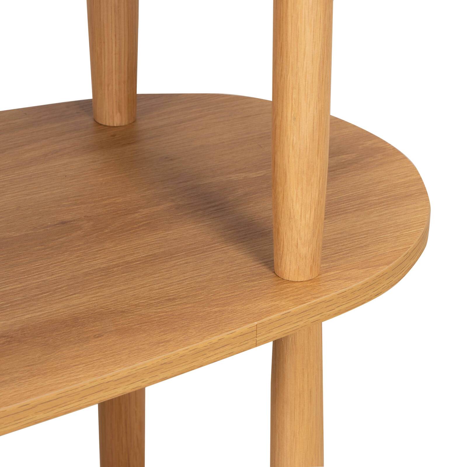 Hohes Regal in Holzoptik, 120x145 cm