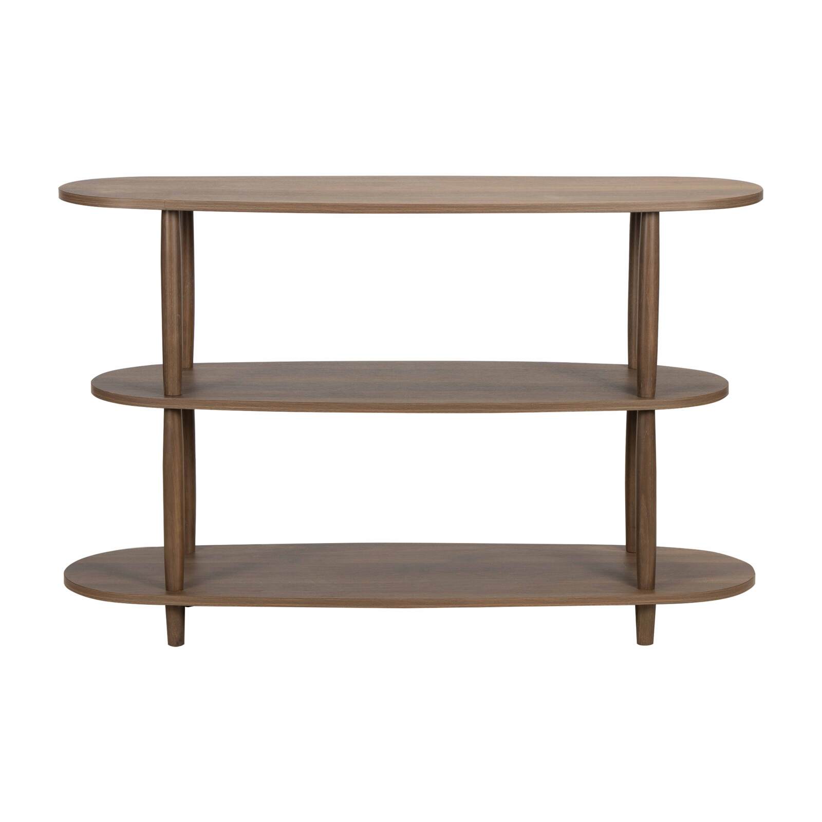 Hohes Regal in Holzoptik, 120x145 cm