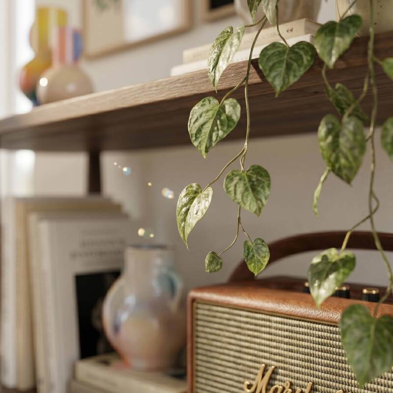 Hohes Regal in Holzoptik, 120x145 cm (4/8)