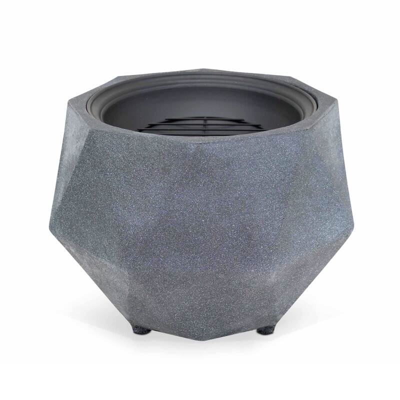 Runder Grill aus Kunststein (Ø64,5 x 48,5 cm)