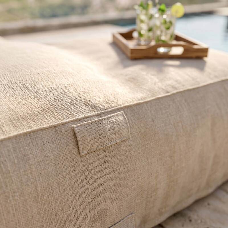 Modulare Gartenmöbel für 2 Personen bestehend aus 1 Sessel und 1 Chaiselongue (4/7)
