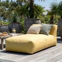 Modulare Gartenmöbel für 2 Personen bestehend aus 1 Sessel und 1 Chaiselongue