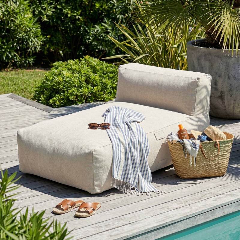 Modulare Gartenmöbel für 5 Personen bestehend aus 3 Sesseln und 2 Chaiselongues (3/7)
