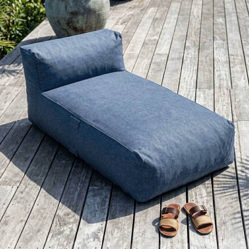 Modulare Gartenmöbel für 5 Personen bestehend aus 3 Sesseln und 2 Chaiselongues (3/8)