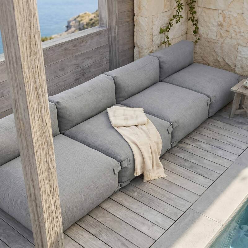 Modulare Gartenmöbel für 4 Personen bestehend aus 4 Stühlen (2/7)