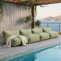 Modulare Gartenmöbel für 4 Personen bestehend aus 4 Stühlen - Lifestyle