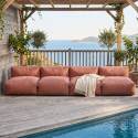 Modulare Gartenmöbel für 4 Personen bestehend aus 4 Stühlen - Lifestyle