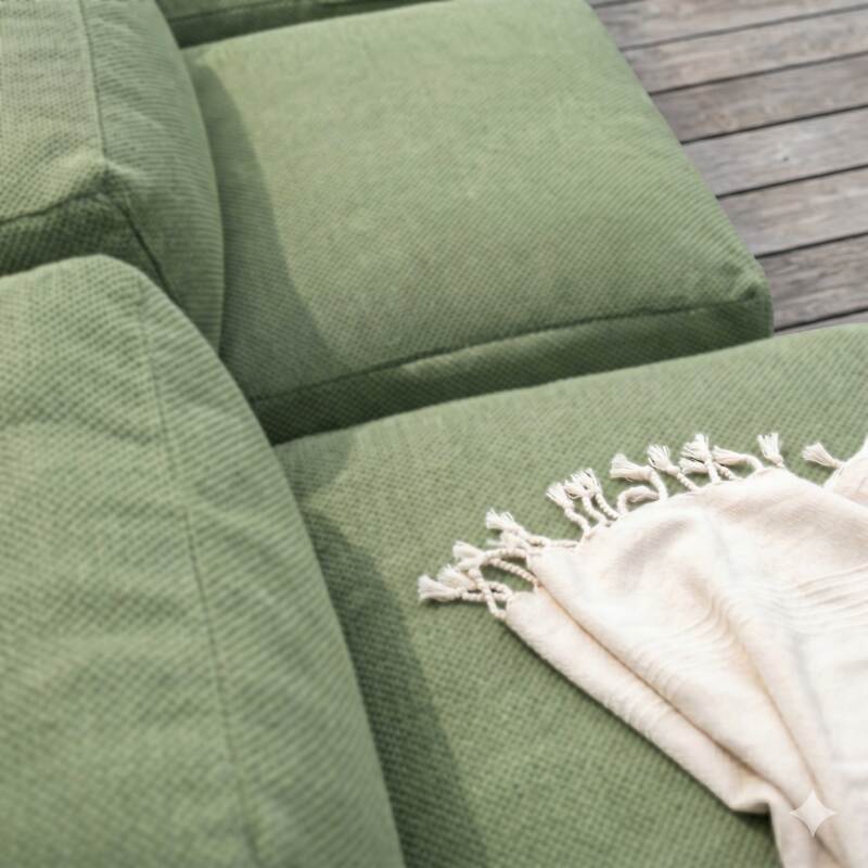 Modulare Gartenmöbel für 5 Personen bestehend aus 3 Sesseln und 2 Chaiselongues (2/7)