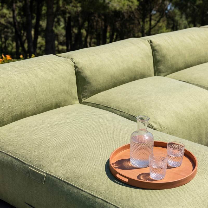 Modulare Gartenmöbel für 6 Personen bestehend aus 5 Sesseln und 1 Chaiselongue (2/7)