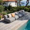 Modulare Gartenmöbel für 5 Personen bestehend aus 5 Stühlen