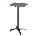 Garten-Hochtisch aus HPL und Aluminium 60x60x108 cm