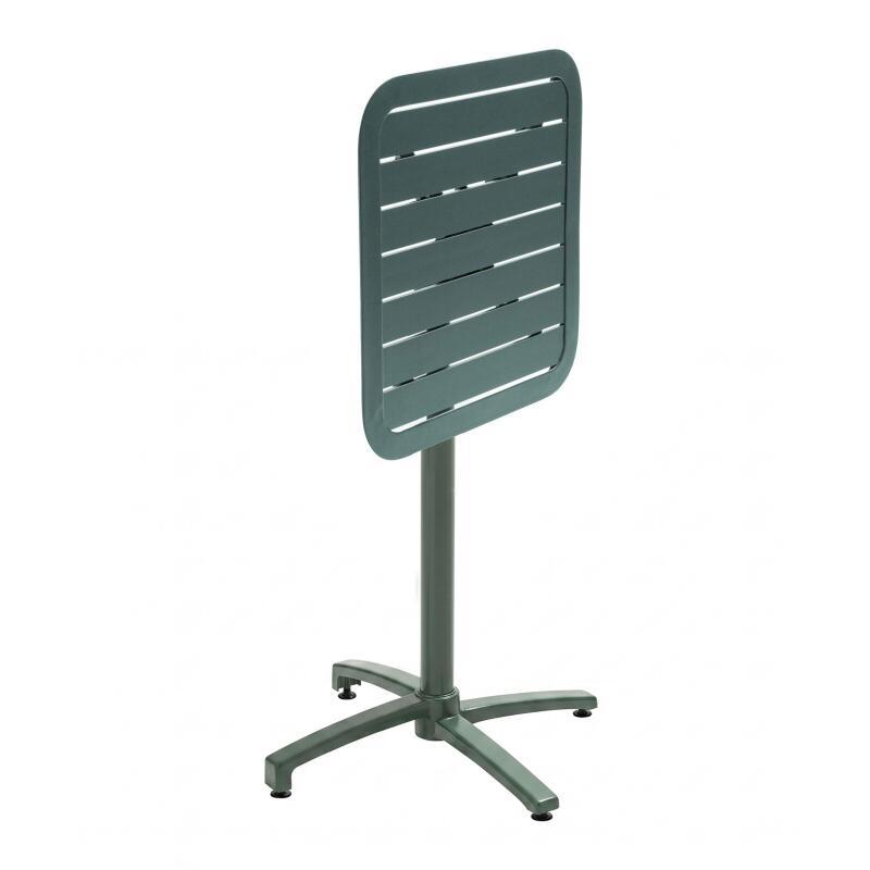 Garten-Hochtisch aus Aluminium 60x60x108 cm (2/7)